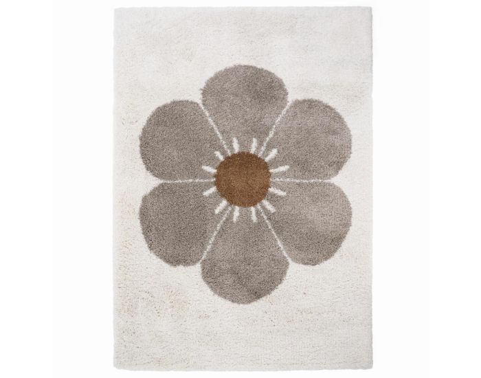 NATTIOT Tapis Rectangulaire Enfant - Bohemian Daisy - 120 x 170 cm