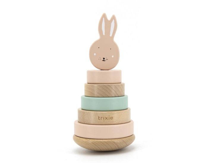 TRIXIE Tour  Empiler en Bois - Mrs. Rabbit - Ds 12 mois