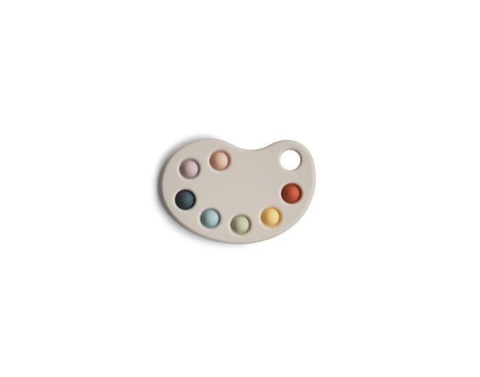 MUSHIE Jouet de Dentition  Pression - Palette de Peinture - Multi - Ds 10 mois 