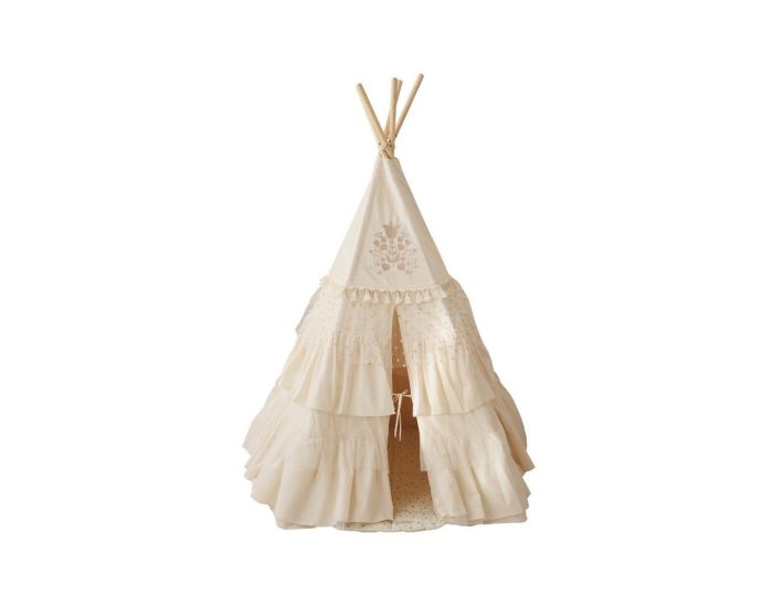 MOI MILI Tente Tipi Boho  Volants - Beige