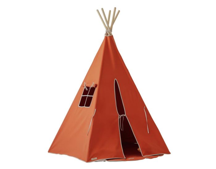 MOI MILI Tente Tipi avec Tapis - Rouge Renard