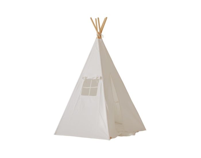 MOI MILI Tente Tipi avec Tapis - Blanc