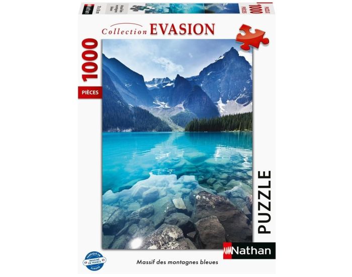 NATHAN Puzzle Massif des Montagnes Bleues 1000 pcs - Ds 12 ans 