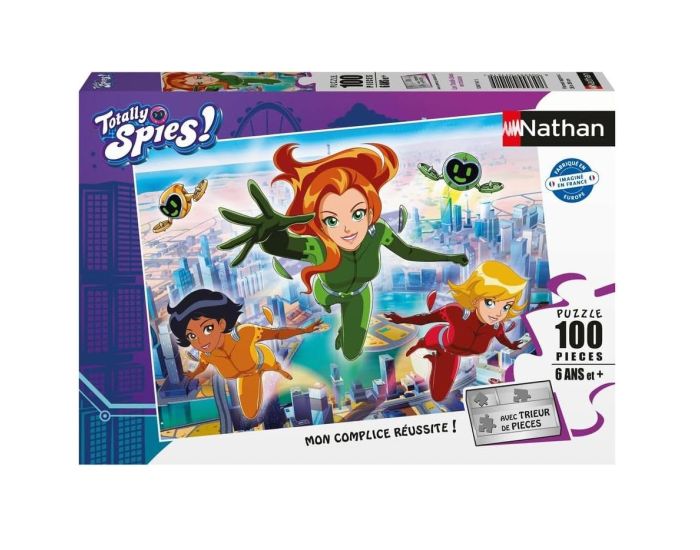 NATHAN Puzzle Totally Spies en Mission 100 Pcs - 6 ans