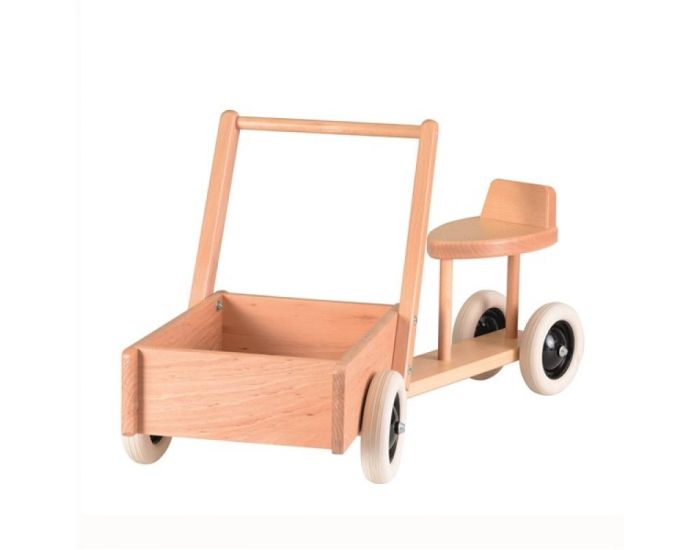 EGMONT TOYS Trotteur avec Bac en Bois - Ds 12 mois