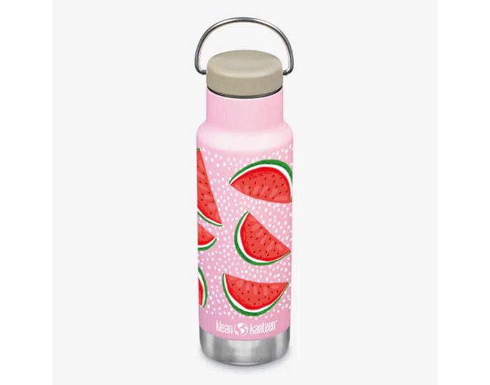 KLEAN KANTEEN Gourde Inox Isoterme - Bouchon  Boucle Summer Fruit - 355 ml 