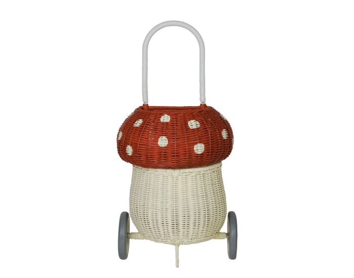 OLLI ELLA Panier � Roulettes - Luggy Champignon