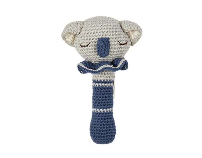 PATTI OSLO Hochet en Crochet - Koala - Ds la naissance  Bleu