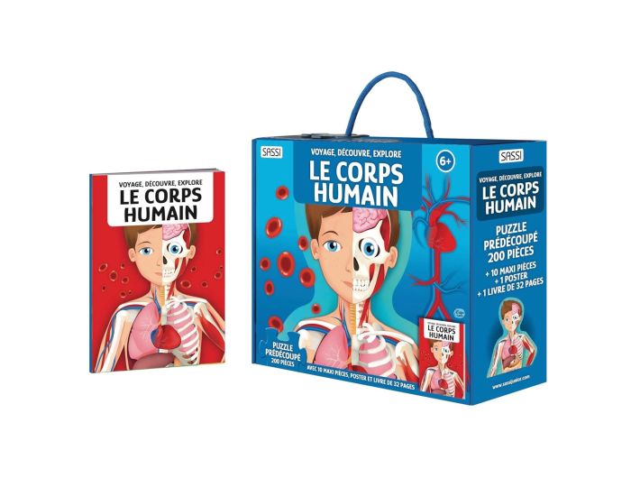 SASSI JUNIOR Voyage, Dcouvre, Explore - Le Corps Humain - Ds 6 ans 