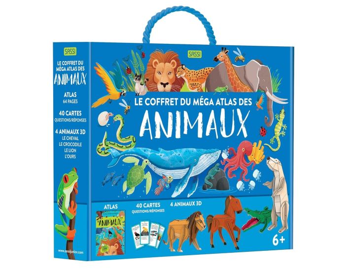 SASSI JUNIOR Mga Atlas des Animaux - Ds 6 ans 