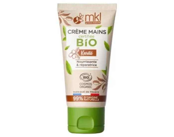 MKL GREEN NATURE Crme Mains Karit - Bio - 50 ml