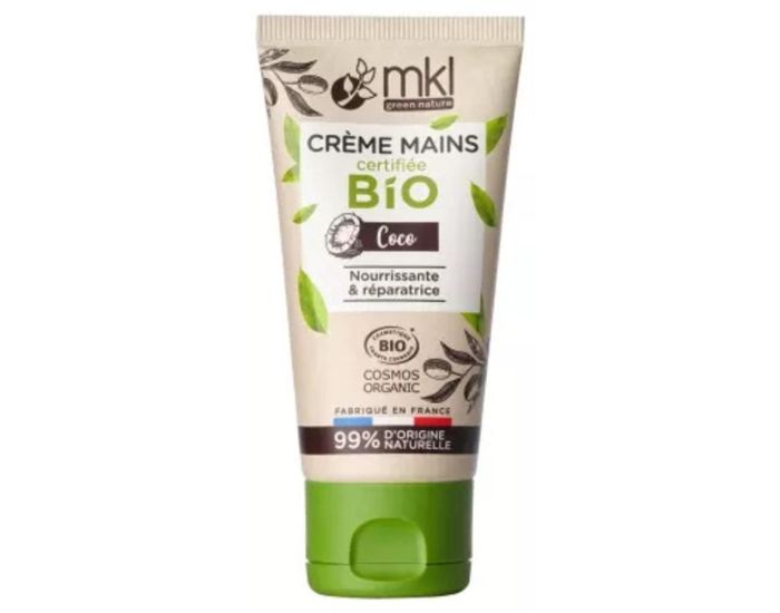 MKL GREEN NATURE Crme Mains Coco - Bio - 50 ml