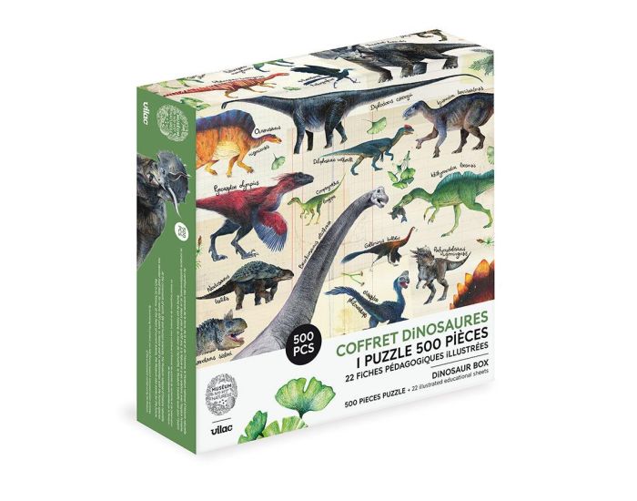 VILAC Puzzle Dinosaures 500 Pices - Ds 8 ans 