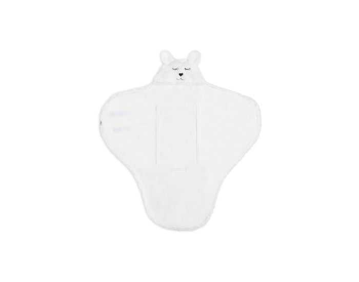 JOLLEIN Couverture Cline Bunny - Blanc Neige - 105  100 cm