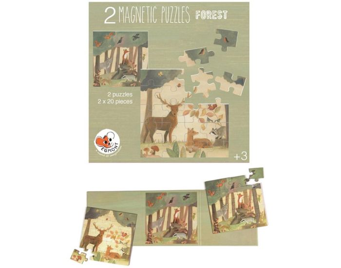 EGMONT TOYS Puzzle Magnetic Fort - Ds 3 ans 