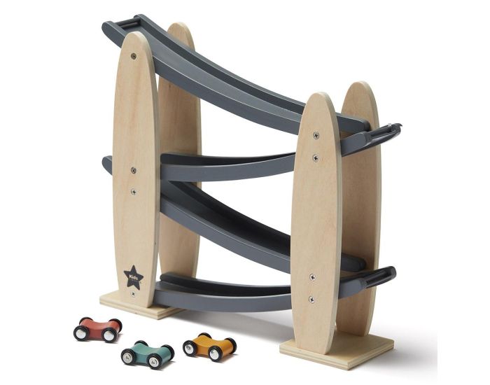 KID'S CONCEPT Piste de Voitures en Bois - Ds 2 ans 