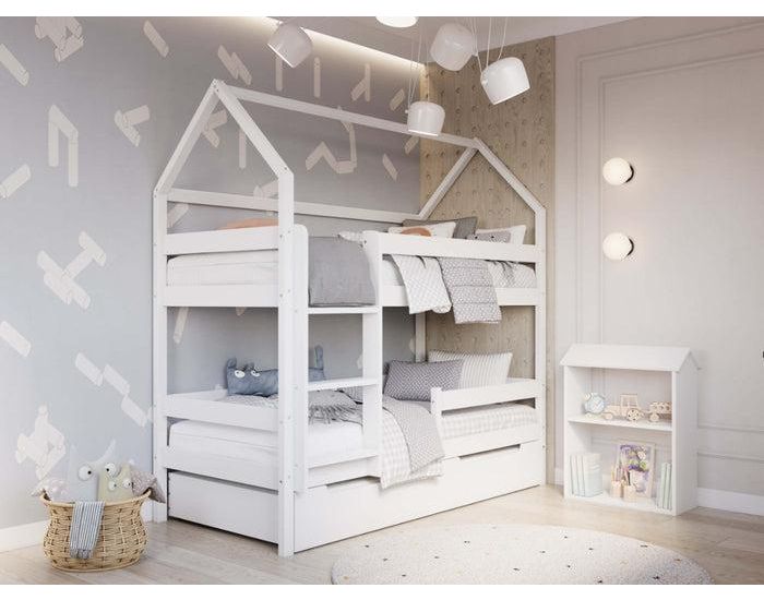 YAPPYKIDS Lit Cabane Superpos en Bois - YappyEden - 200 x 90 cm