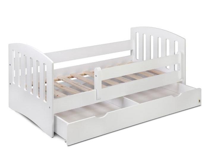 YAPPYKIDS Lit Enfant en Bois avec Tiroir - YappyLux - 80 x 160 cm 