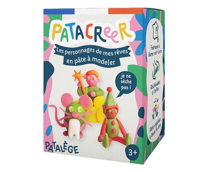 PAT' A CREER Kit  Fabriquer - Les Personnages de Mes rves en Pte  Modeler - Ds 3 ans 