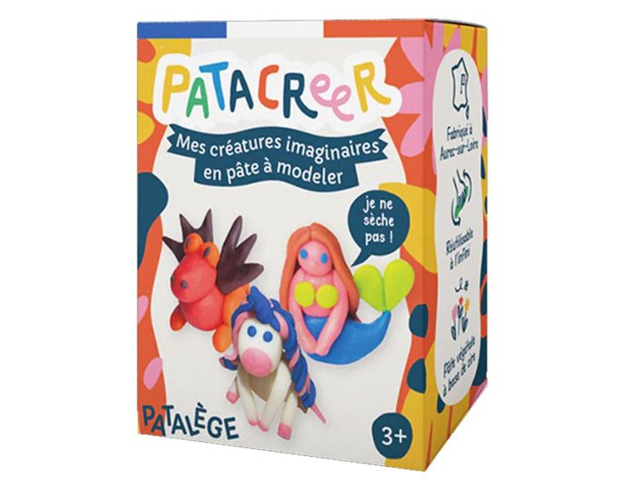 PAT' A CREER Kit  Fabriquer - Mes Cratures Imaginaires en Pte  Modeler - Ds 3 ans 