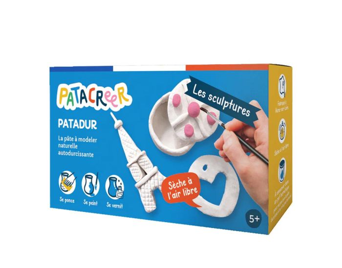 PAT' A CREER Kit  Fabriquer - Mes Sculptures en Pte  Modeler Autodurcissante - Ds 5 ans 