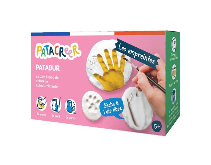 PAT' A CREER Kit  Fabriquer - Mes Empreintes en Pte  Modeler Autodurcissante - Ds 5 ans 