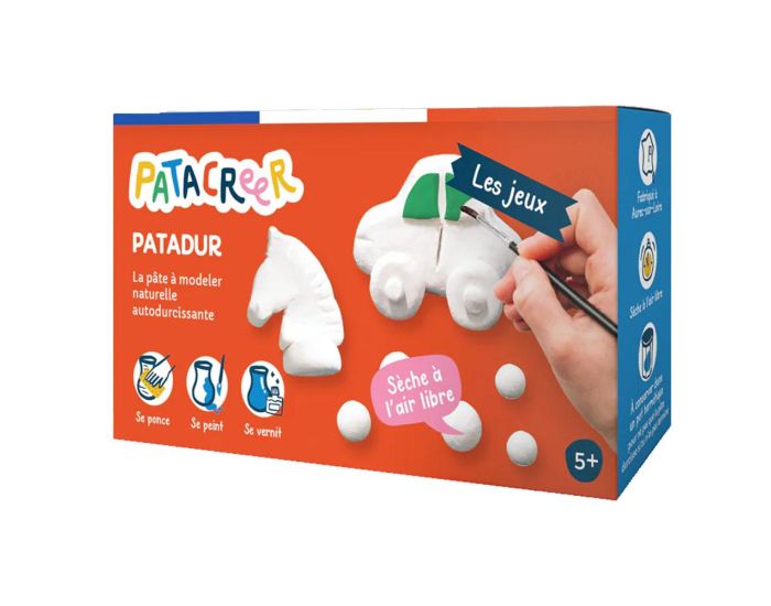 PAT' A CREER Kit  Fabriquer - Mes Jeux en Pte  Modeler Autodurcissante - Ds 5 ans 