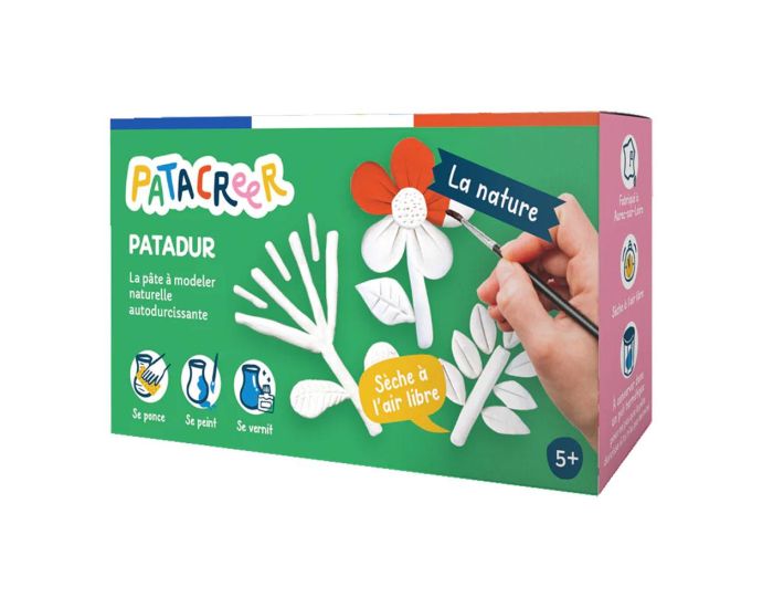 PAT' A CREER Kit  Fabriquer - Ma Nature en Pte  Modeler Autodurcissante - Ds 5 ans 