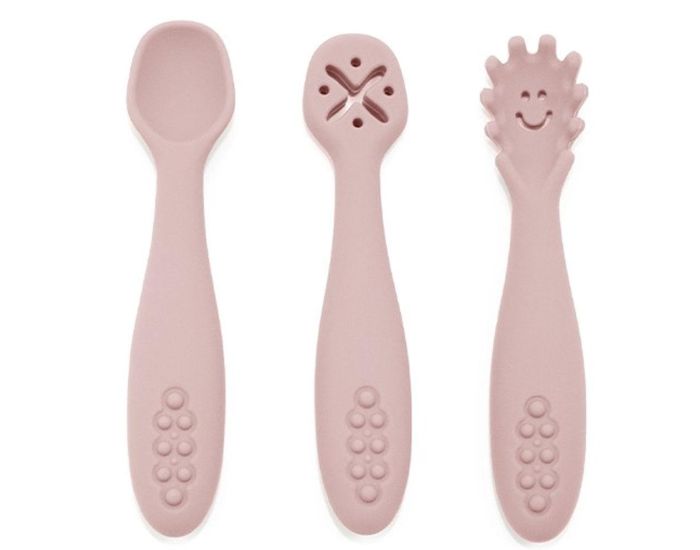 BABIREVA Lot de 3 Cuillres d'Apprentissage en Silicone