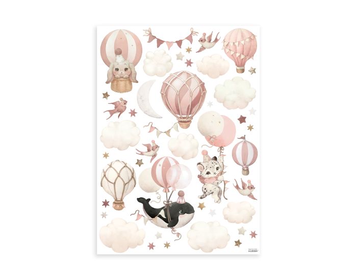 LILIPINSO Stickers Animaux et Ballons - Selene