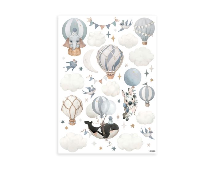 LILIPINSO Stickers Animaux et Ballons - Selene