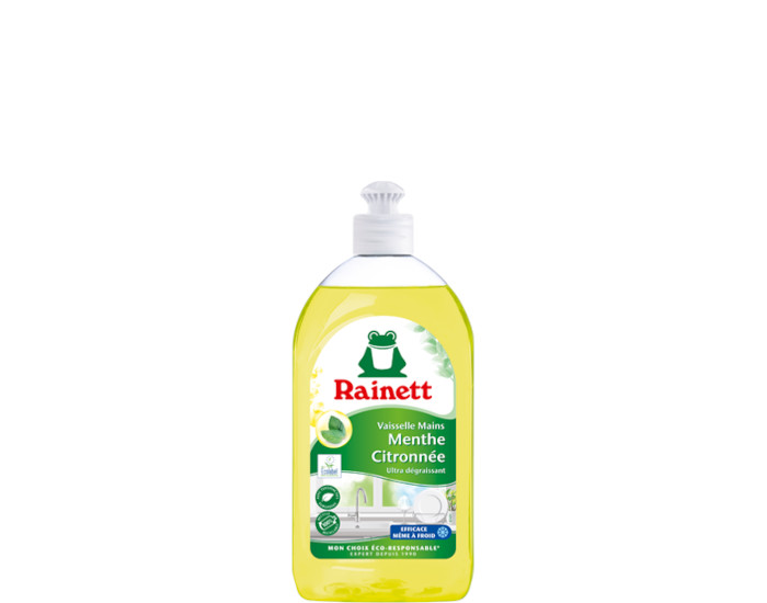 RAINETT Liquide Vaisselle Mains Formule Concentre Menthe Citronne - 500 ml