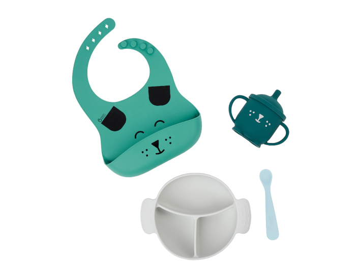 BABYMOOV Kit de Repas Learn'Isy Chien 