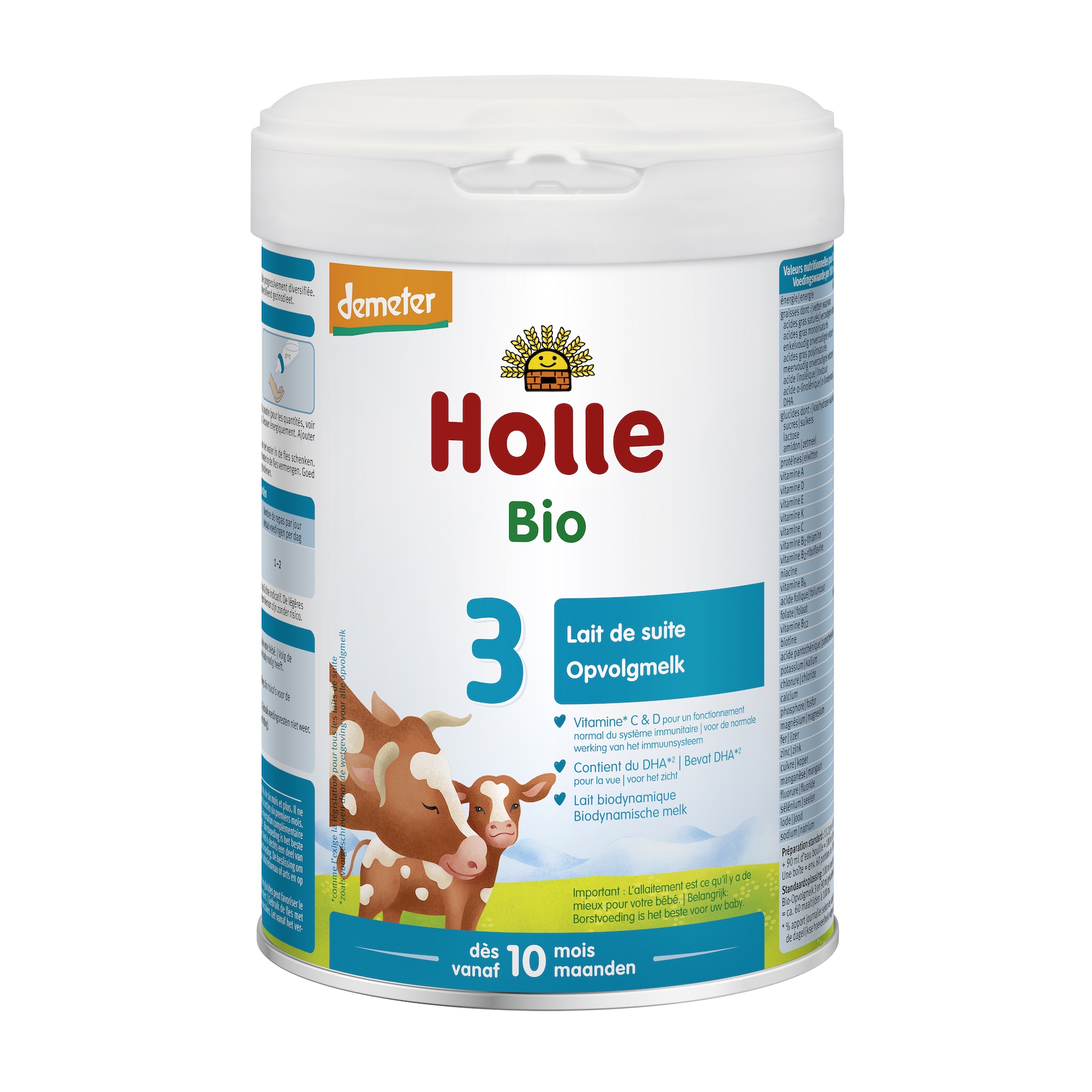 HOLLE Croissance 3 - Ds 10 mois - 800 g