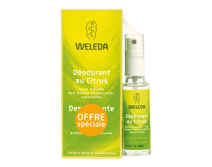 WELEDA D�odorant Citrus + 1 mini-format Offert !