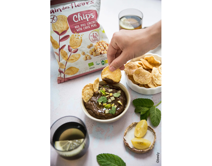 Chips Aux Pois Chiches 50 G Le Pain Des Fleurs Bebe Au Naturel