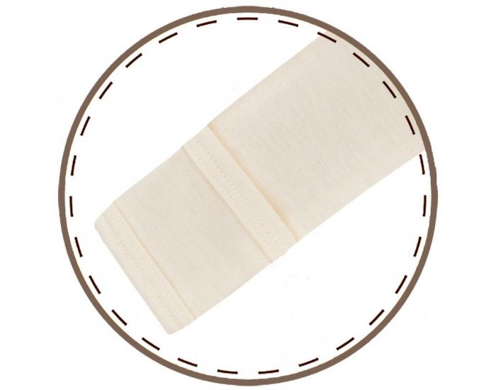 BIOBABY Body Manches Longues - Laine et soie - Blanc (2)