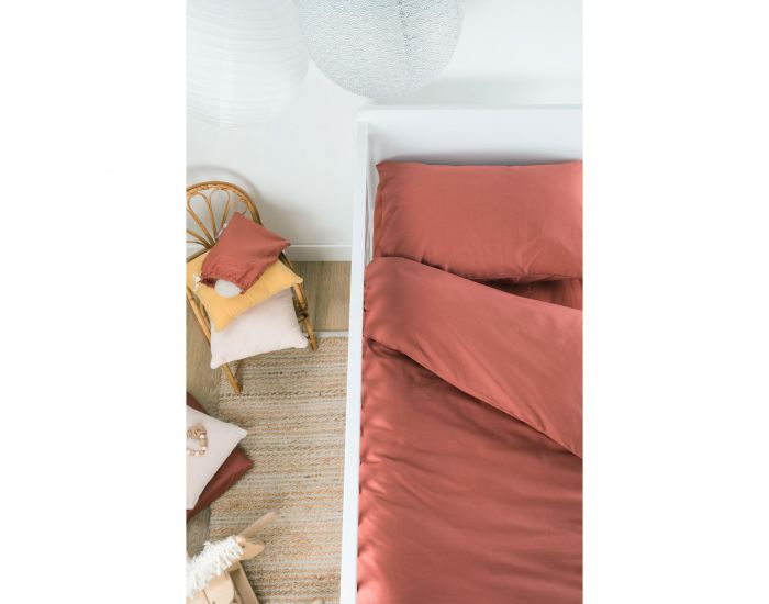 Drap Housse Tencel Active Clim Bebe Terracotta Kadolis Bebe Au Naturel