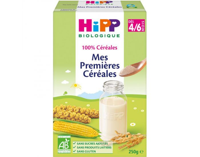 HiPP 5 céréales bio - Bébé dès 6 mois - Sans gluten