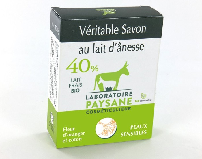 Bourrique Savon Lait D Anesse Fleur D Oranger 100g Laboratoire Paysane Bebe Au Naturel