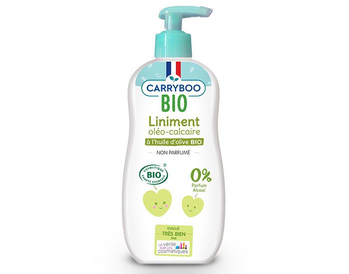 CARRYBOO Liniment Ol�o-calcaire � l'Huile d'Olive Bio - 450 ml (1)