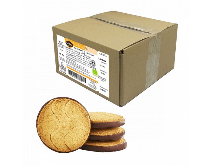 BELLEDONNE Biscuit Essentiel Napp� Chocolat Noir Bio Vrac - 1.5 kg (1)