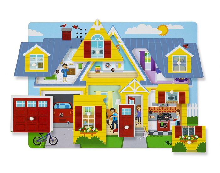 MELISSA & DOUG Puzzle Sonore - Autour de la Maison - Ds 2 ans (1)