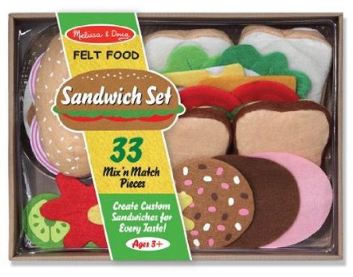 MELISSA & DOUG Sandwich en Feutre - Ds 2 ans (1)