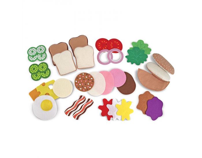 MELISSA & DOUG Sandwich en Feutre - Ds 2 ans (2)