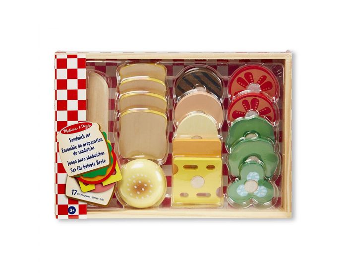 MELISSA & DOUG Ensemble de Prparation de Sandwichs - Ds 3 ans (3)