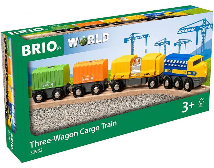 BRIO Long Train de Marchandises - Ds 3 ans  (1)