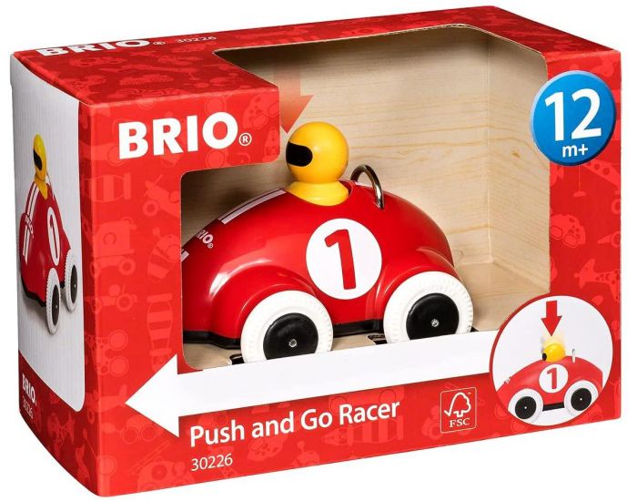 BRIO Voiture de Course - Push And Go - Ds 2 ans  (1)