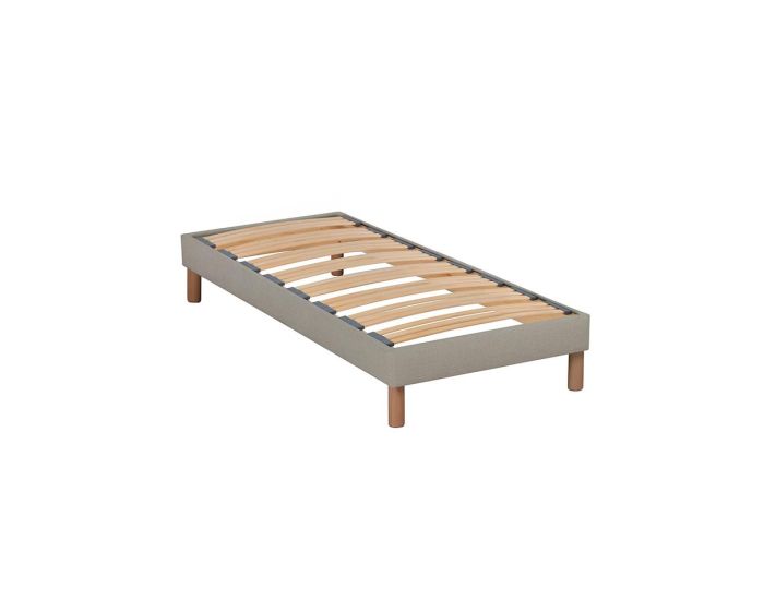 NUIT DE COTON Ensemble Srnade 1 Personne - Matelas Ressorts Ensachs + Sommier 90x190 cm (20)