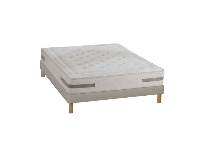 NUIT DE COTON Ensemble Srnade 2 Personnes - Matelas Ressorts Ensachs - Sommier (18)